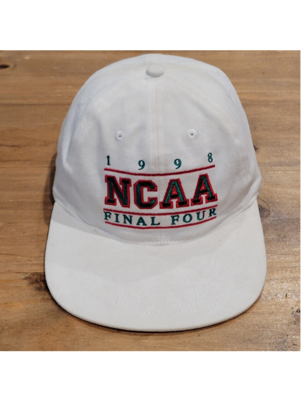 Vintage NCAA Final Four Hat 1998 Kentucky Wildcats Champ in San Antonio White